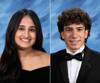  images of Plano East Student Prisha Bhatt and Plano West Student Sahand Khavari